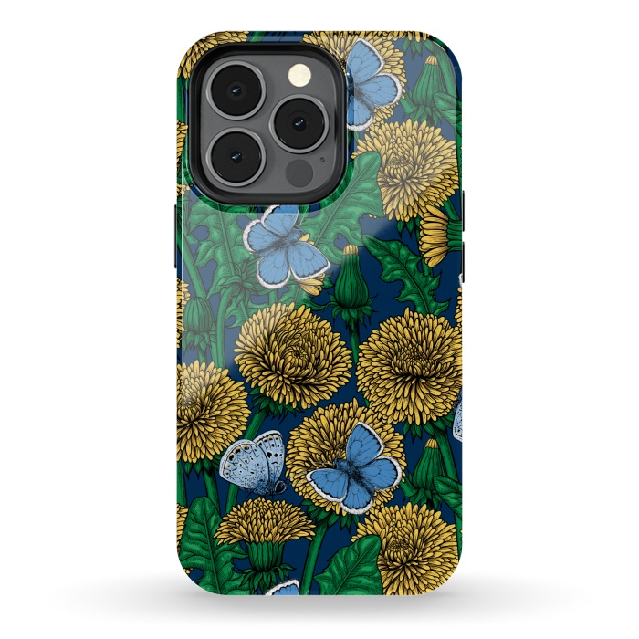 iPhone 13 pro StrongFit Dandelion medow by Katerina Kirilova