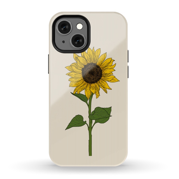 iPhone 13 mini StrongFit Sunflower by Jms