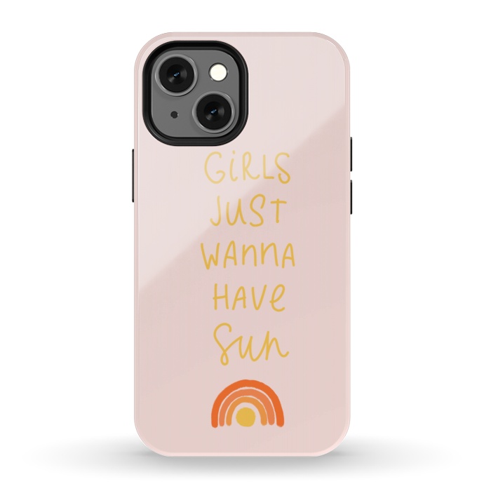 iPhone 13 mini StrongFit girls just wanna have sun by Alena Ganzhela