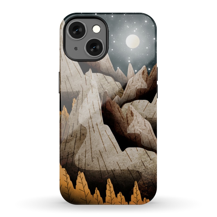 iPhone 13 StrongFit Mountainous mountain and peaks by Steve Wade (Swade)