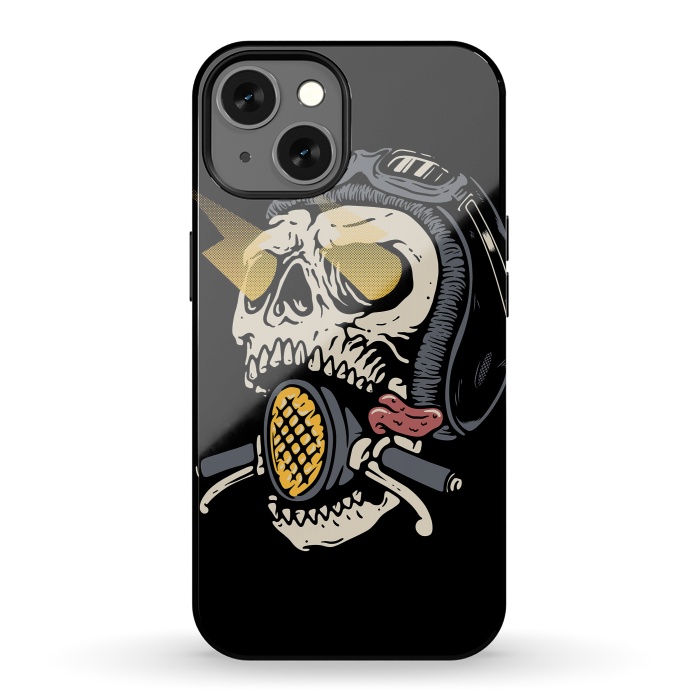 iPhone 13 StrongFit Skull Biker 1 by Afif Quilimo
