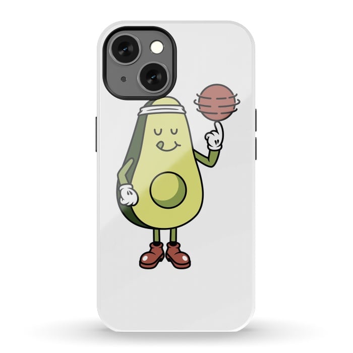 iPhone 13 StrongFit Avocado Playing Ball by Afif Quilimo