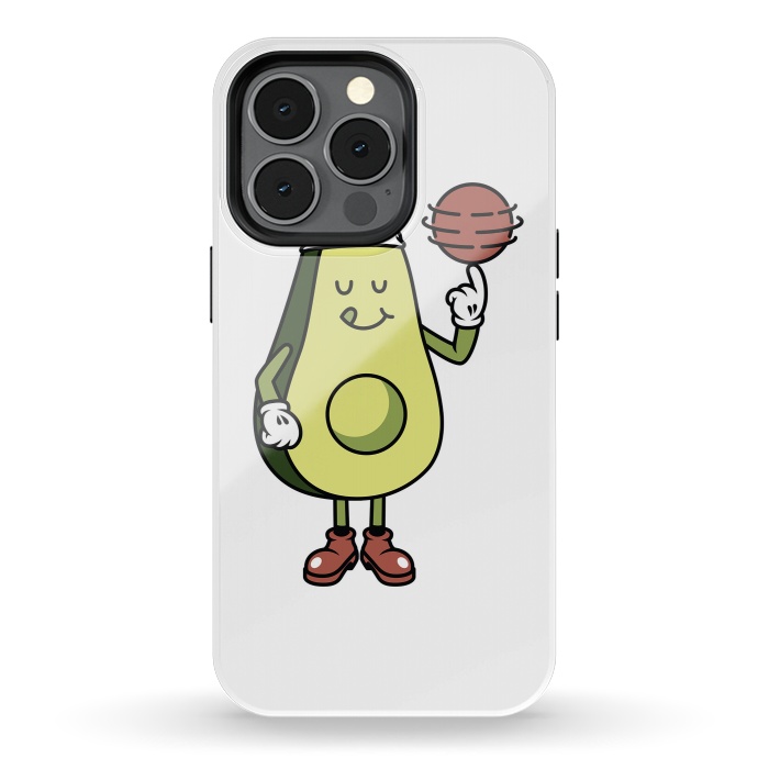 iPhone 13 pro StrongFit Avocado Playing Ball by Afif Quilimo