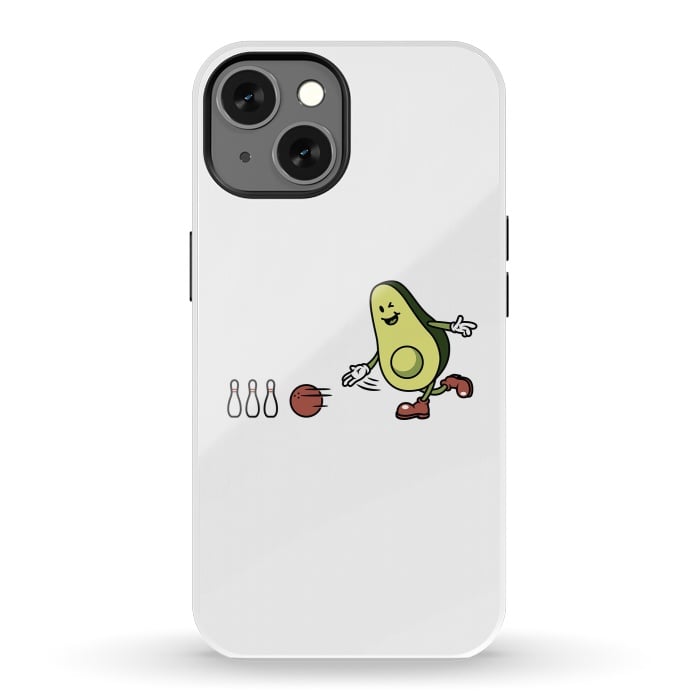 iPhone 13 StrongFit Avocado Playing Bowling by Afif Quilimo