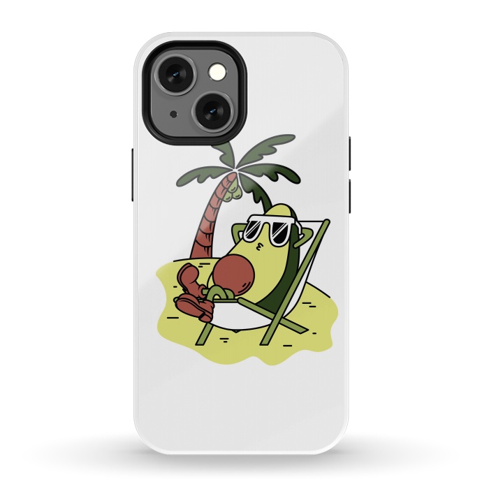 iPhone 13 mini StrongFit Avocado Relax by Afif Quilimo
