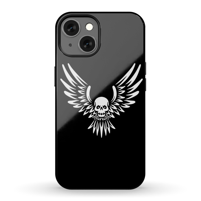 iPhone 13 StrongFit Flying Skull by Afif Quilimo