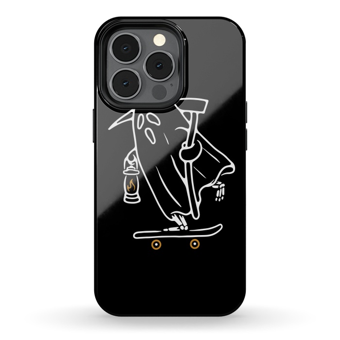 iPhone 13 pro StrongFit Ghost Skateboarding by Afif Quilimo