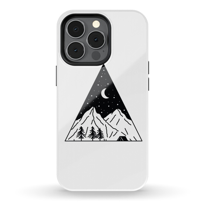 iPhone 13 pro StrongFit Night Camping Triangle by Afif Quilimo