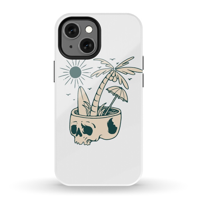 iPhone 13 mini StrongFit Skull Summer 1 by Afif Quilimo