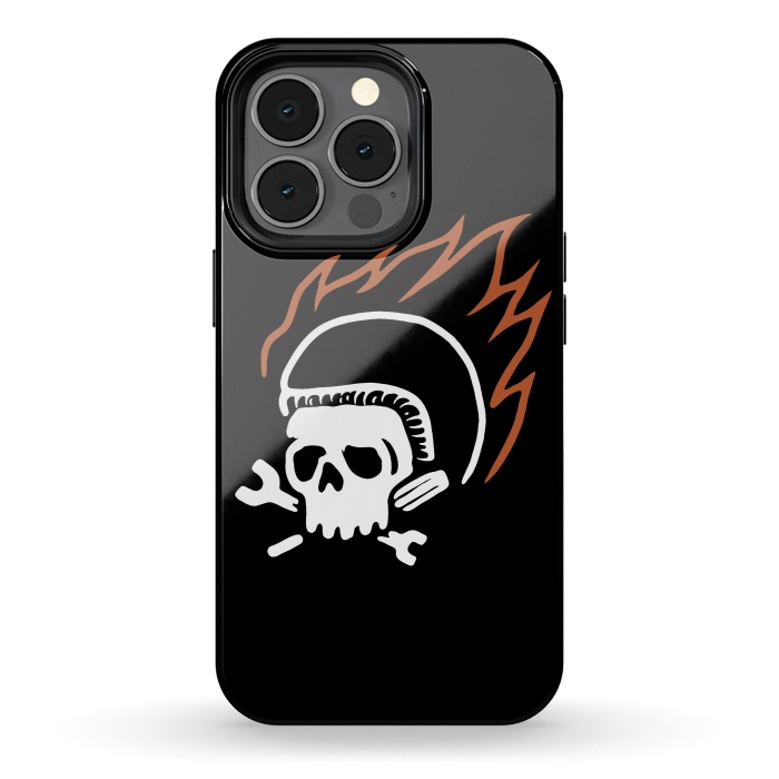 iPhone 13 pro StrongFit Biker Fire by Afif Quilimo