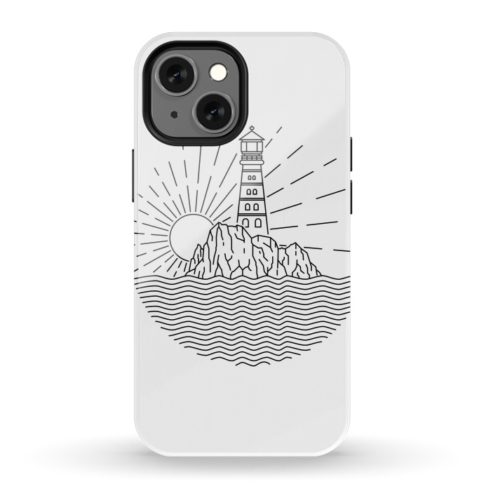 iPhone 13 mini StrongFit Lighthouse 1 by Afif Quilimo