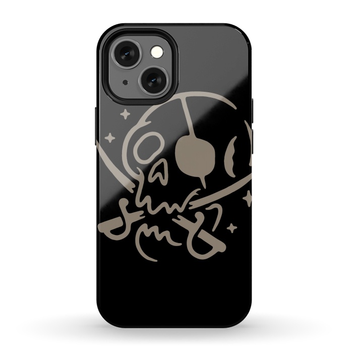 iPhone 13 mini StrongFit Skull and Swords by Afif Quilimo