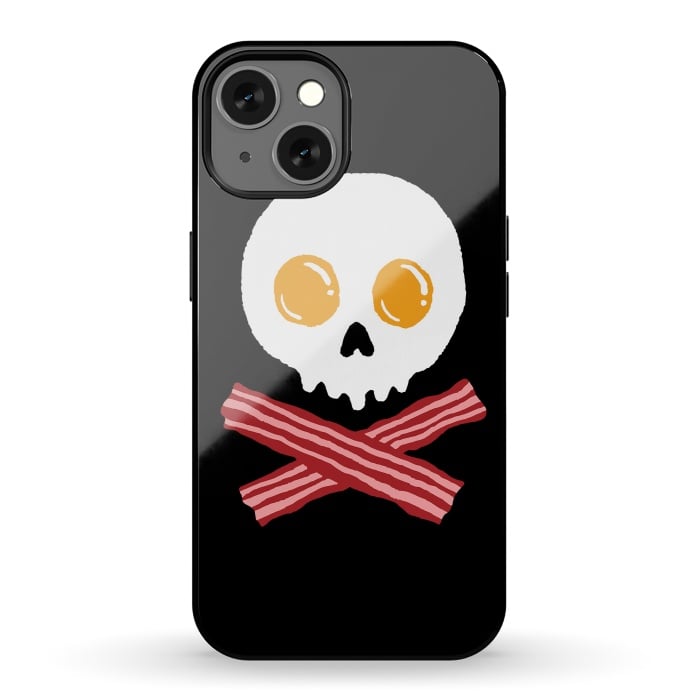iPhone 13 StrongFit Breakfast Skull by Afif Quilimo