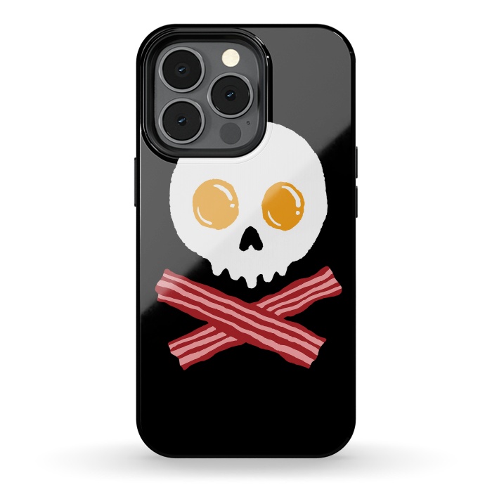 iPhone 13 pro StrongFit Breakfast Skull by Afif Quilimo
