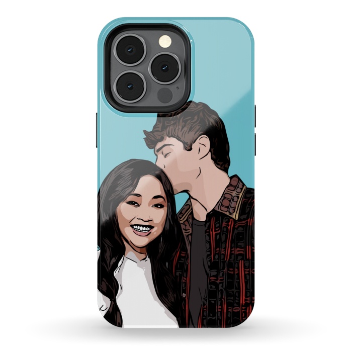 iPhone 13 pro StrongFit Lara jean and peter  by Jms