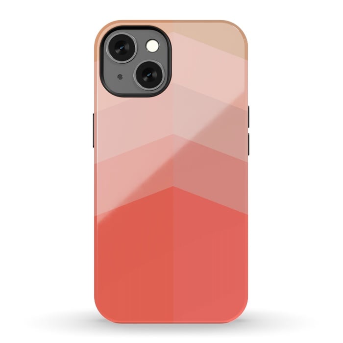 iPhone 13 StrongFit Building Coral Gradient by ArtPrInk