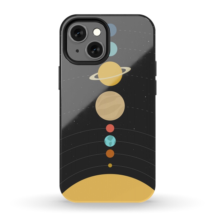 iPhone 13 mini StrongFit Solar System by ArtPrInk