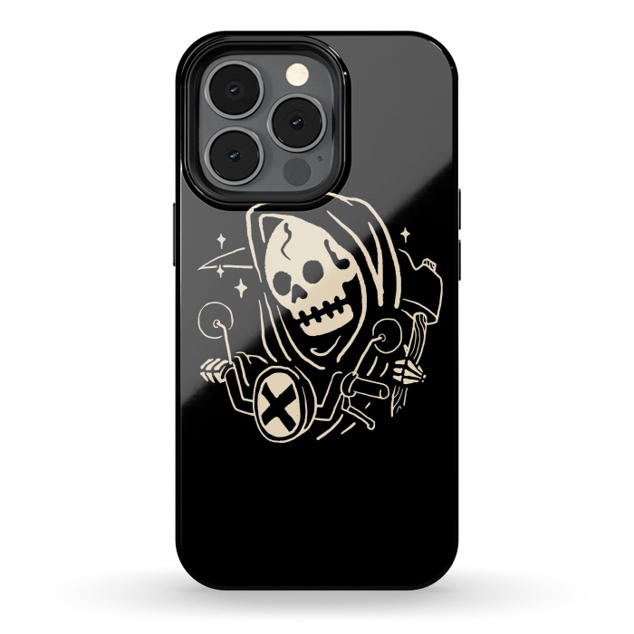 iPhone 13 pro StrongFit Grim Biker by Afif Quilimo