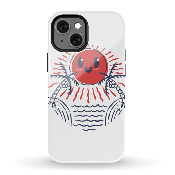 iPhone 13 mini StrongFit Hello Sunset by Afif Quilimo