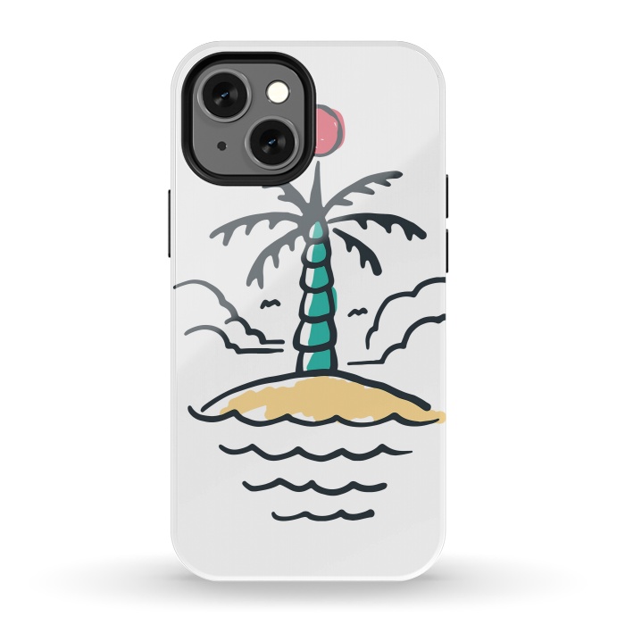 iPhone 13 mini StrongFit Relax Island by Afif Quilimo