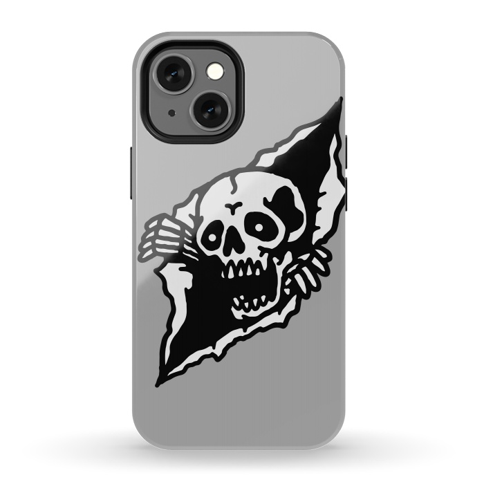 iPhone 13 mini StrongFit Skull Tearing up by Afif Quilimo
