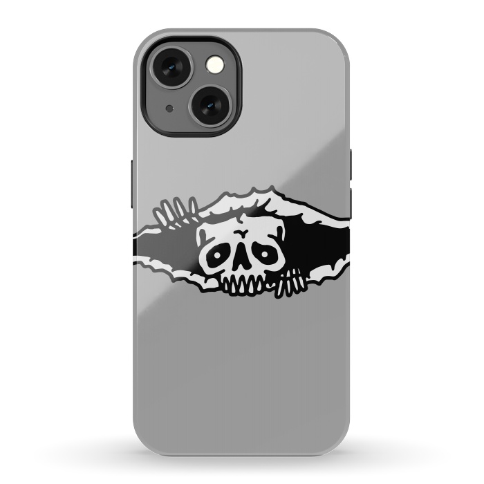 iPhone 13 StrongFit Skull Tearing up 1 by Afif Quilimo
