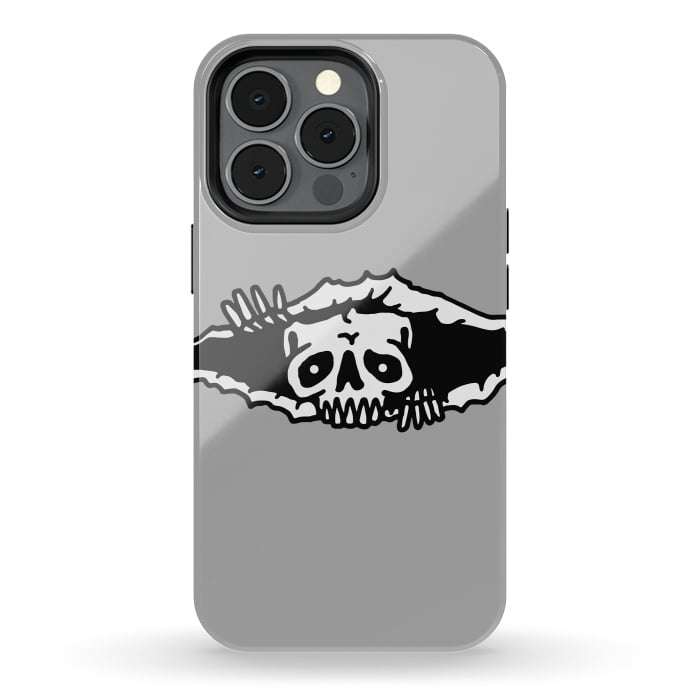 iPhone 13 pro StrongFit Skull Tearing up 1 by Afif Quilimo
