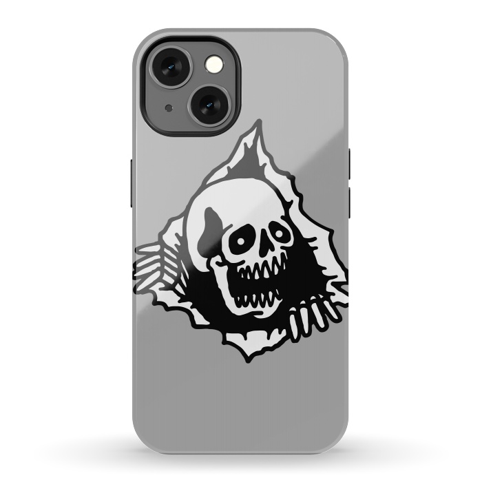 iPhone 13 StrongFit Skull Tearing up 2 by Afif Quilimo