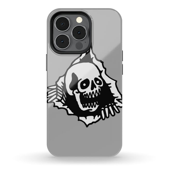 iPhone 13 pro StrongFit Skull Tearing up 2 by Afif Quilimo