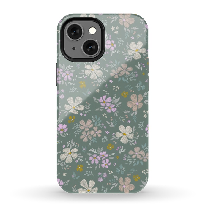 iPhone 13 mini StrongFit Spring Bouquet by Tishya Oedit