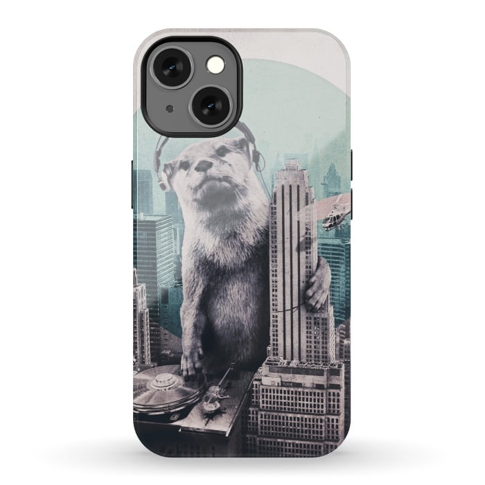 iPhone 13 StrongFit DJ Otter by Ali Gulec