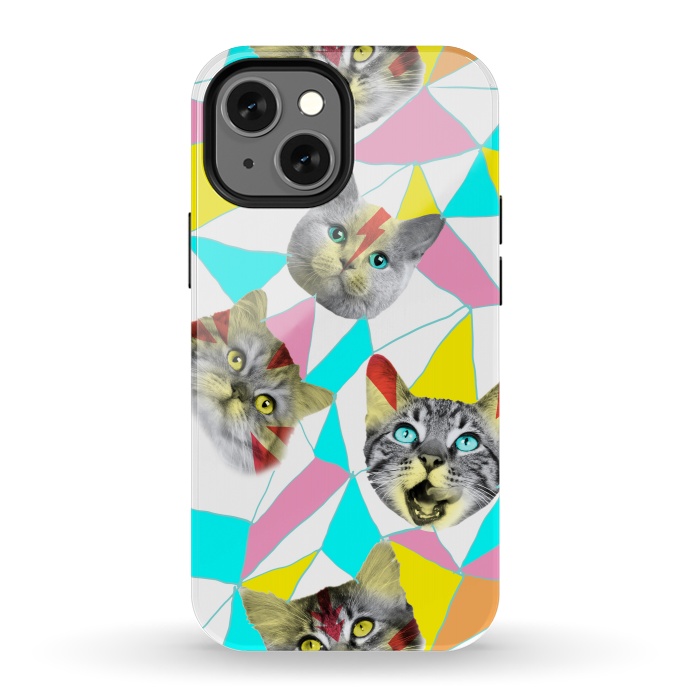 iPhone 13 mini StrongFit Cats Band by Ali Gulec