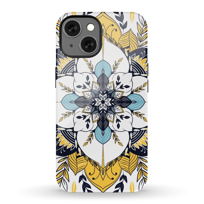 iPhone 13 StrongFit Stained Glass Boho by Rose Halsey