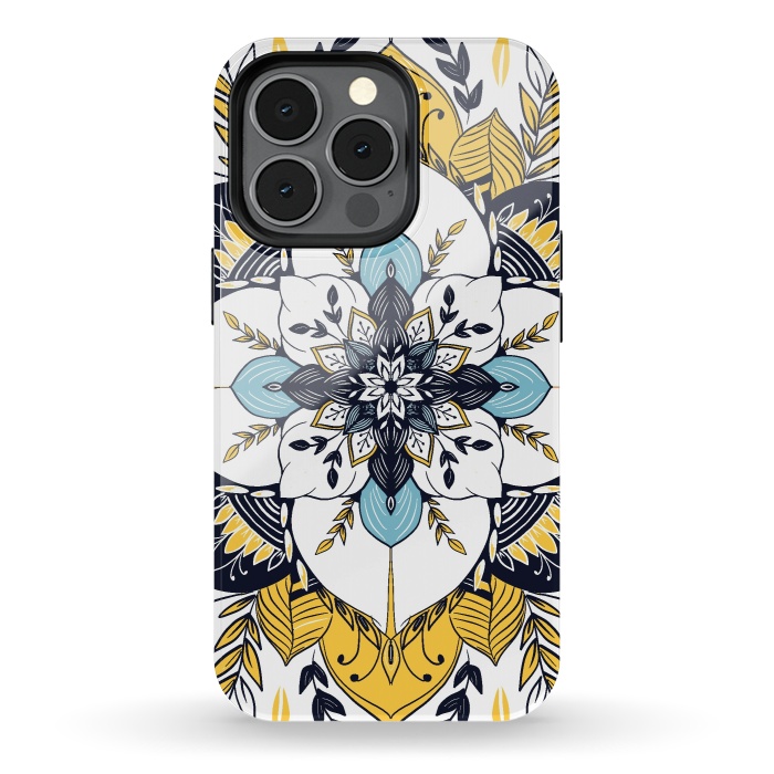 iPhone 13 pro StrongFit Stained Glass Boho by Rose Halsey