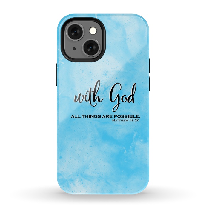 iPhone 13 mini StrongFit With God by Jms