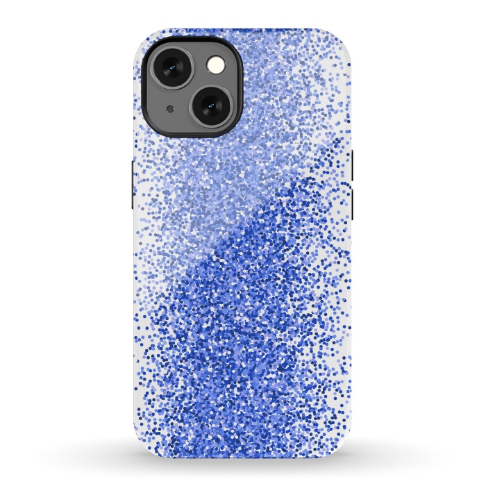 iPhone 13 StrongFit Blue Sparkles by Martina