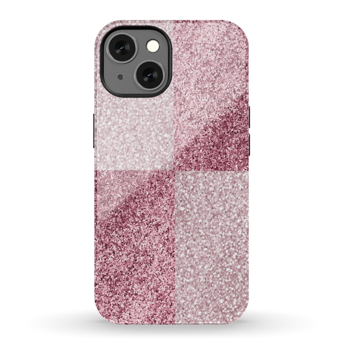 iPhone 13 StrongFit Pink Glitter by Martina