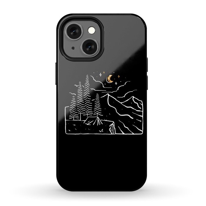 iPhone 13 mini StrongFit Night Cliffs by Afif Quilimo