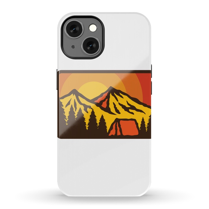 iPhone 13 StrongFit Camping Sunrise by Afif Quilimo