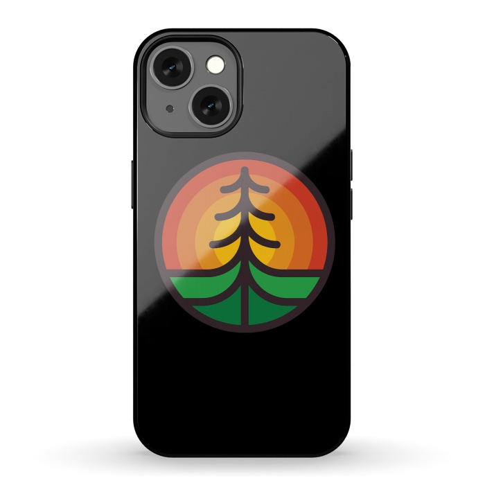 iPhone 13 StrongFit Tree and Sunset by Afif Quilimo