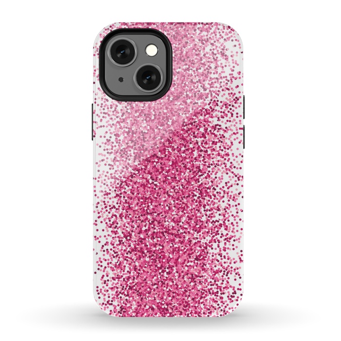 iPhone 13 mini StrongFit Pink Sparkles by Martina