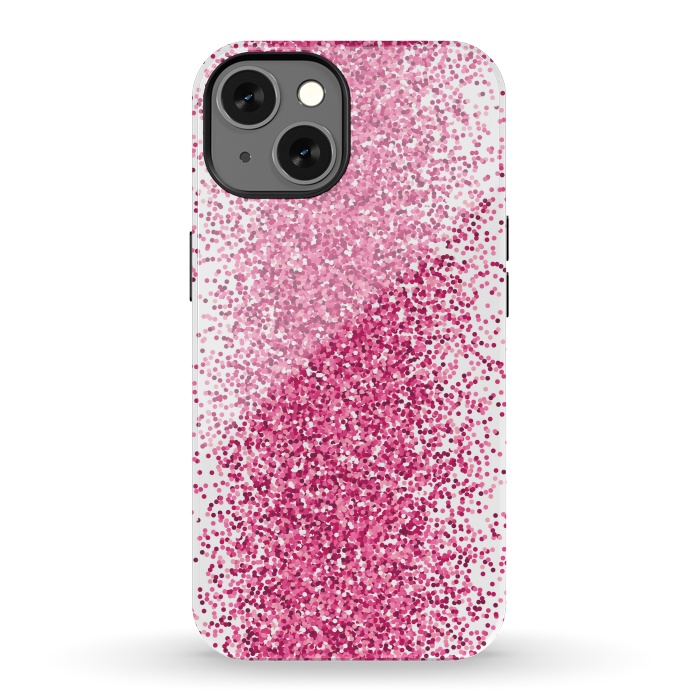 iPhone 13 StrongFit Pink Sparkles by Martina