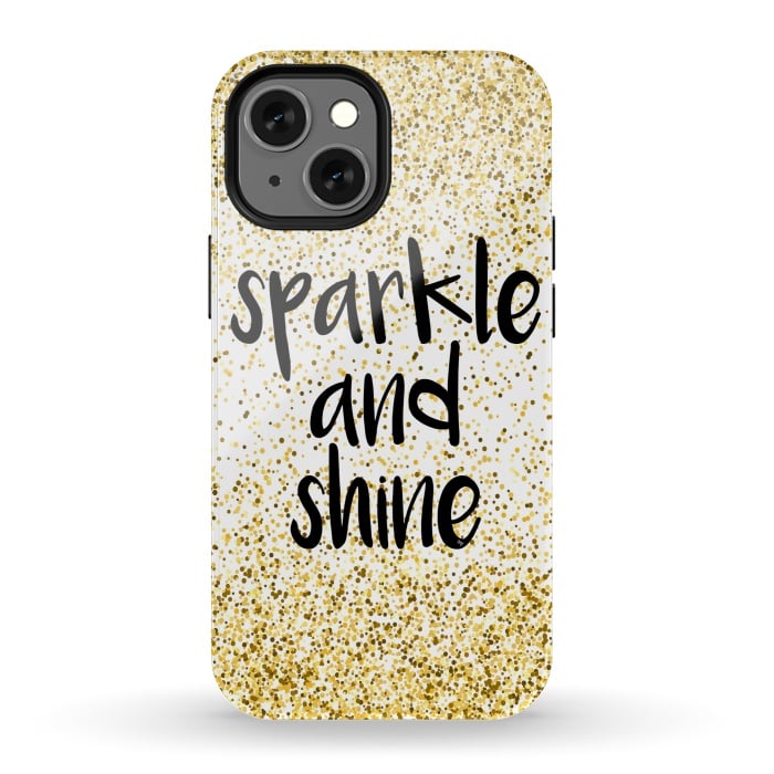iPhone 13 mini StrongFit Sparkle and Shine by Martina