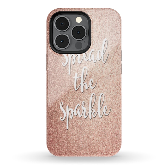 iPhone 13 pro StrongFit Spread the sparkle by Martina
