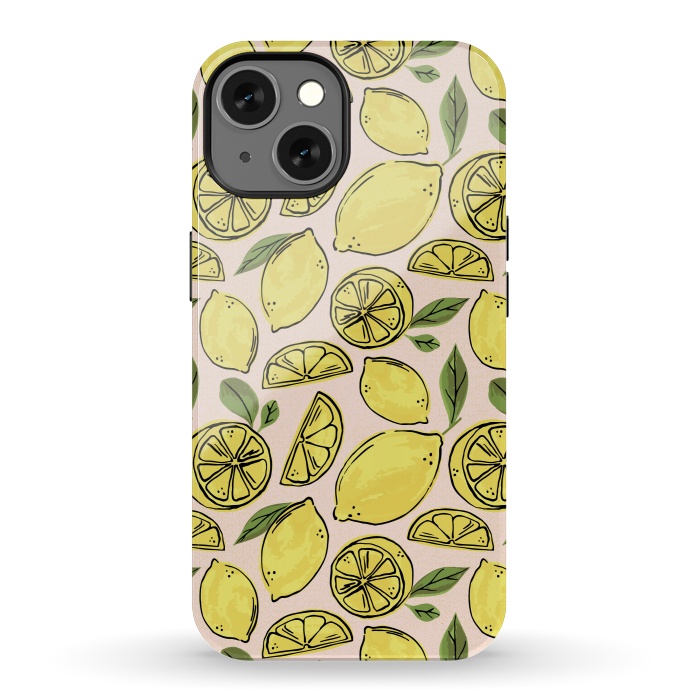 iPhone 13 StrongFit Lemons by Melissa Lee