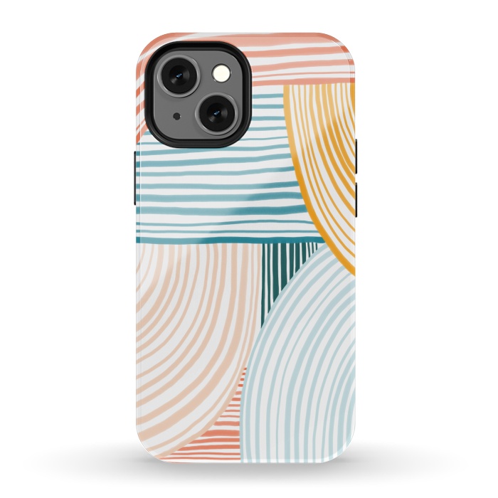 iPhone 13 mini StrongFit Rainbow Layers by Kimberly Senn | Senn & Sons
