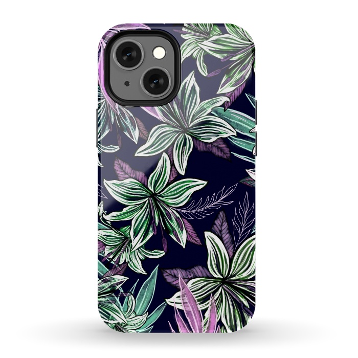 iPhone 13 mini StrongFit Floral Lilly  by Rose Halsey