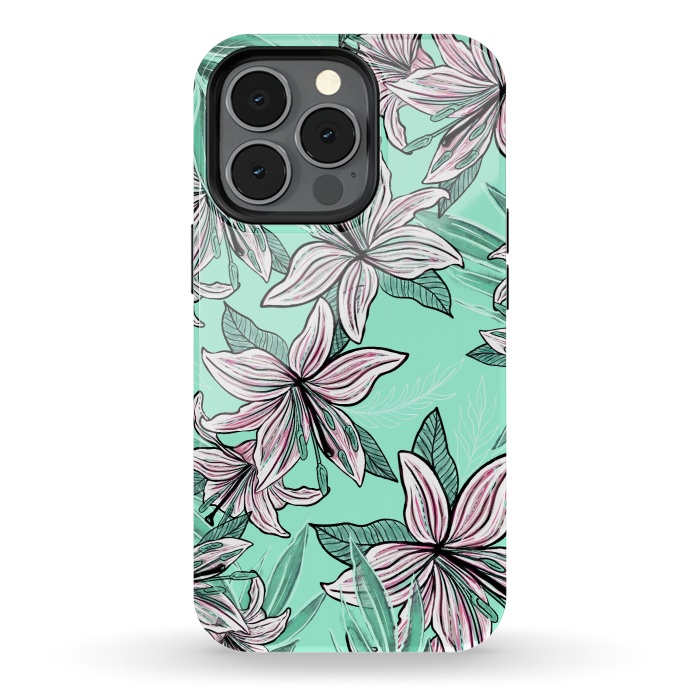 iPhone 13 pro StrongFit Dancing Lilly  by Rose Halsey