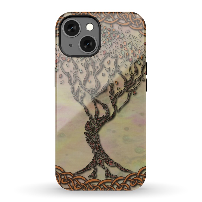 iPhone 13 StrongFit Celtic Tree of Life II by Lotti Brown