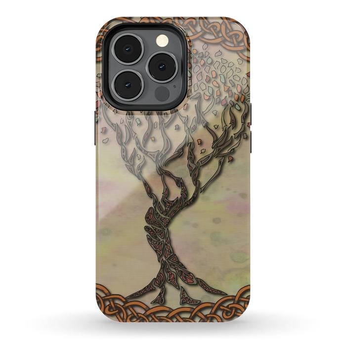 iPhone 13 pro StrongFit Celtic Tree of Life II by Lotti Brown